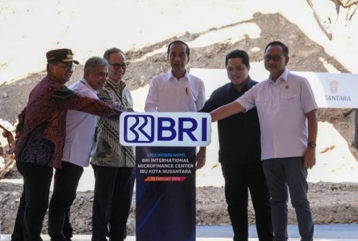 Presiden Jokowi Groundbreaking BRI International Microfinance Center di Ibu Kota Nusantara - GenPI.co JATIM