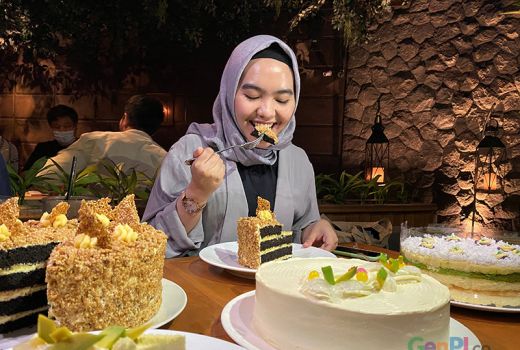 Domicile Kreasikan Jajanan Nusantara jadi Cake Cantik - GenPI.co JATIM