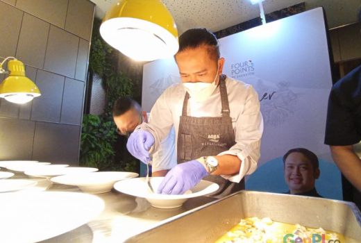 Lobster dan Wagyu Menu Utama Chef Chandra di Four Points Surabaya - GenPI.co JATIM