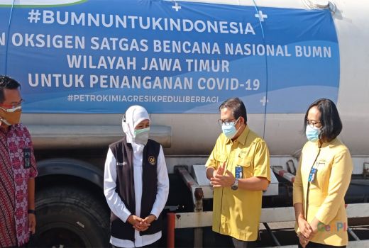 Aliansi BUMN Beri Bantuan Oksigen 9 Ton! - GenPI.co JATIM