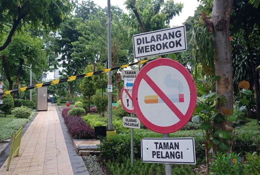 Masuk Level 2, Taman di Surabaya Belum Buka, Sabar - GenPI.co JATIM
