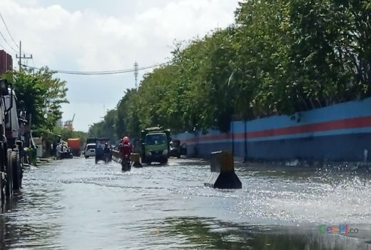 Banjir Rob Surabaya, Kalimas Baru Terendam, Warga: Paling Lama - GenPI.co JATIM