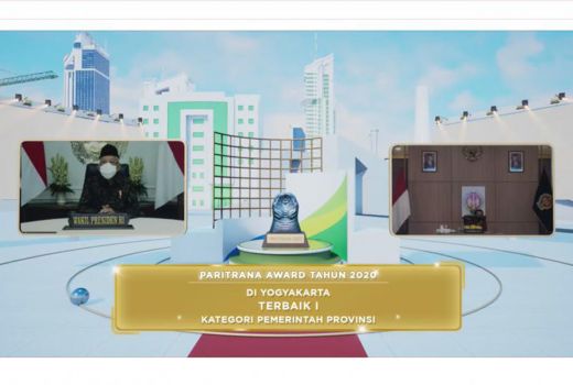 Top! Pemda DIY Raih Predikat Terbaik I Paritrana Award 2020 - GenPI.co JOGJA