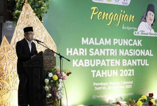 Bupati Bantul Ajak Santri Siap Terjun ke Masyarakat - GenPI.co JOGJA
