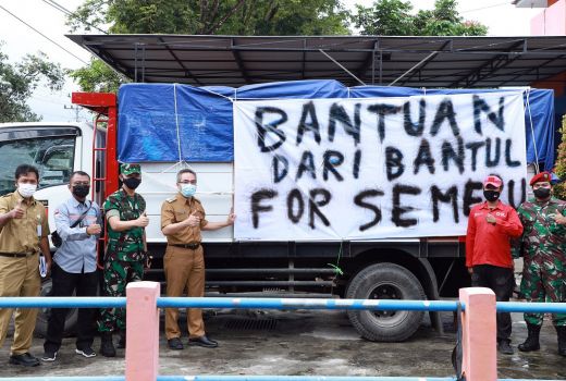 Ringankan Beban Masyarakat Lumajang, Bantul Lepas Relawan FPRB - GenPI.co JOGJA