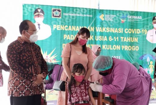 Vaksinasi Anak di Kulon Progo Dimulai, Ini Harapan Bupati - GenPI.co JOGJA