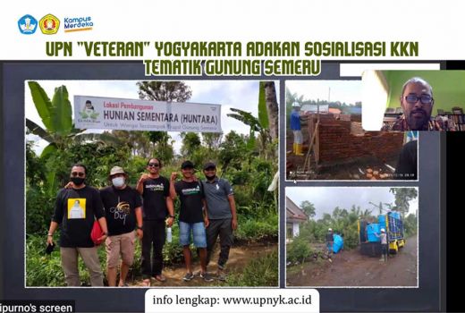 Pemulihan Korban Erupsi Semeru, UPN Yogyakarta Kirim Mahasiswa - GenPI.co JOGJA