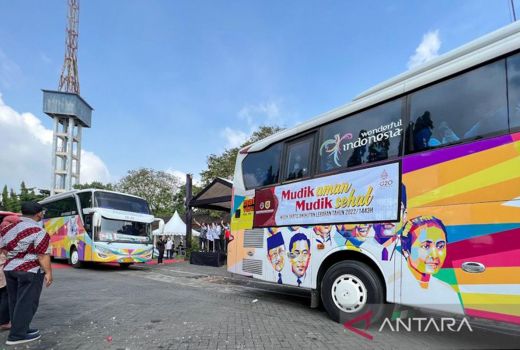 Mudik Gratis, 46 Bus Berangkat dari Terminal Giwangan Yogyakarta - GenPI.co JOGJA