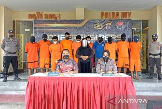 Polda DIY Ringkus 16 Pelaku Pencurian dengan Kekerasan - GenPI.co JOGJA