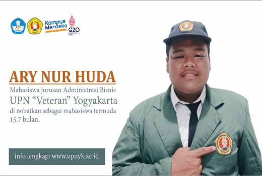 Usia 15 Tahun, Ary Jadi Mahasiswa Termuda UPN Yogyakarta - GenPI.co JOGJA