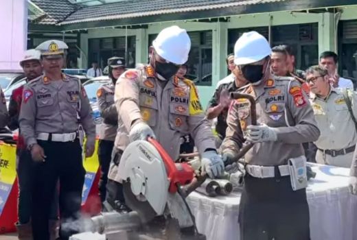 Polresta Yogyakarta Musnahkan Ribuan Knalpot Brong untuk Menjaga Kondusivitas - GenPI.co JOGJA