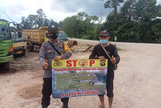 Cegah Karhutla, Polres Gencar Sosialisasi Metode Pembukaan Lahan - GenPI.co KALBAR