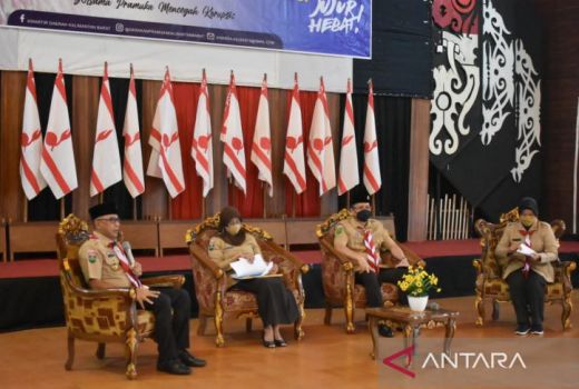Kwarda Pramuka Kalbar Gencarkan Sosialisasi Pencegahan Korupsi - GenPI.co KALBAR