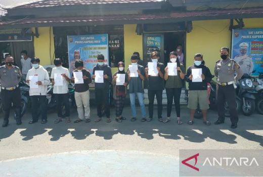 Tertibkan Pemuda Balap Liar, Polisi Panggil Orang Tua - GenPI.co KALBAR