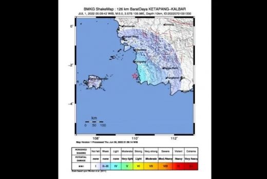 Ketapang Diguncang Gempa M 5,0, Pernah Terjadi pada 2016 - GenPI.co KALBAR