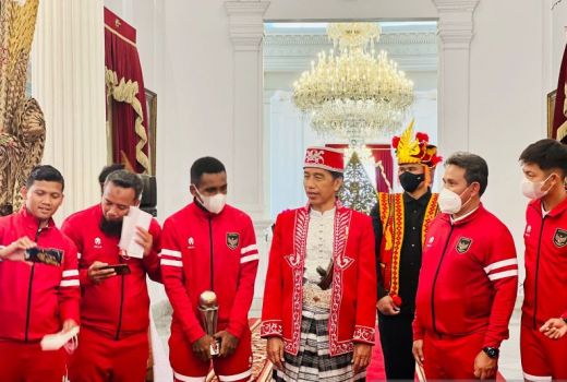 Timnas U-16 Sowan ke Istana Merdeka, Tunjukkan Kado untuk Indonesia - GenPI.co KALBAR