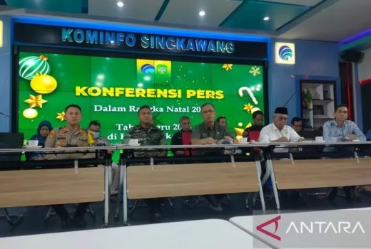 6 Pos Pengamanan Didirikan untuk Natal dan Tahun Baru di Singkawang - GenPI.co KALBAR