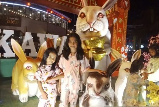 Imlek dan Cap Go Meh, 7 Replika Kelinci Bakal Ditampilkan Singkawang - GenPI.co KALBAR