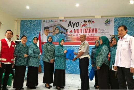 HUT ke-66 Pemprov Kalbar, PMI Targetkan 1.000 Kantong Darah - GenPI.co KALBAR