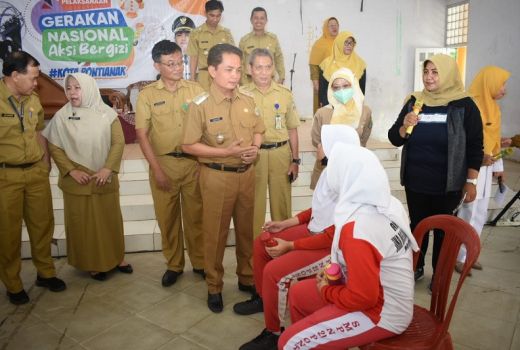 Gerakan Aksi Bergizi, Kenalkan Pola Makan Sehat Sejak Dini - GenPI.co KALBAR