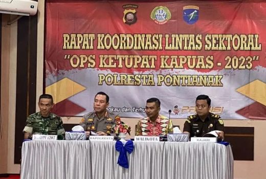 Idulfitri 1444 H, 600 Personel Polresta Pontianak Disiagakan - GenPI.co KALBAR