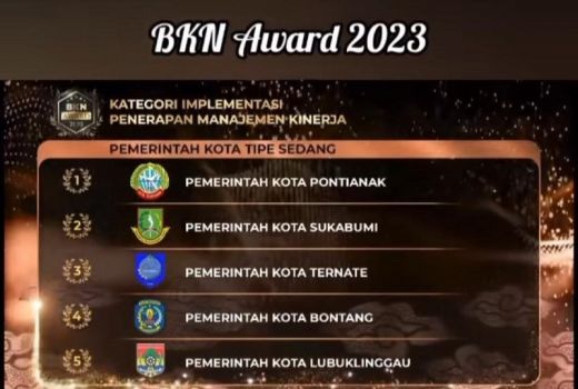 Pontianak Sabet Peringkat I BKN Award 2023 Kategori Pemkot Tipe Sedang - GenPI.co KALBAR