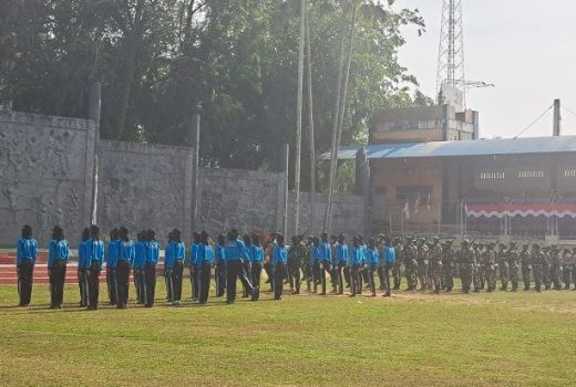 Matangkan Persiapan Upacara HUT ke-78 RI, Pemkot Pontianak Gelar Gladi di Lapangan Keboen Sajoek - GenPI.co KALBAR