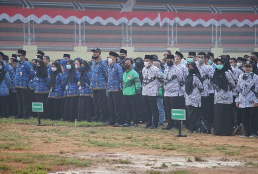 Driver Ojol Baru Pertama Kali Ikut Upacara HUT RI di Pontianak - GenPI.co KALBAR