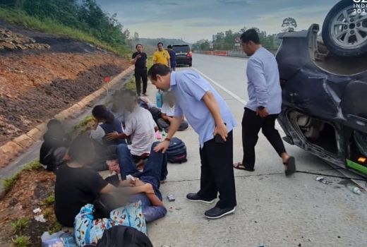Cerita Wagub Kaltim Tolong Mobil Terbalik di Tol - GenPI.co KALTIM