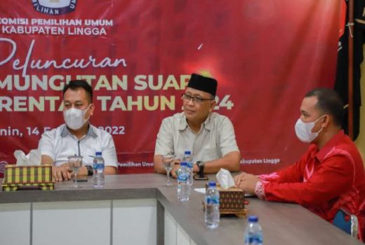 Bupati Lingga Bahas NPHD dengan KPU, Apa Itu? - GenPI.co KEPRI