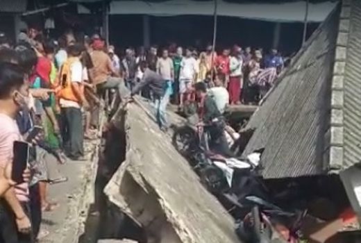 Pasar Ikan Ambruk, Pedagang Nekat Meski Sudah Diperingatkan - GenPI.co KEPRI