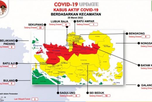 Kasus Covid-19 Batam Turun, Zona Merah Tersisa 2 Kecamatan - GenPI.co KEPRI