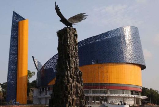 Progres Pembangunan Masjid Tanjak yang Telan Hampir Rp40 M - GenPI.co KEPRI