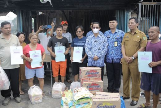 Kebakaran di Sagulung Hanguskan Sejumlah Rumah, Wawako Gecep! - GenPI.co KEPRI