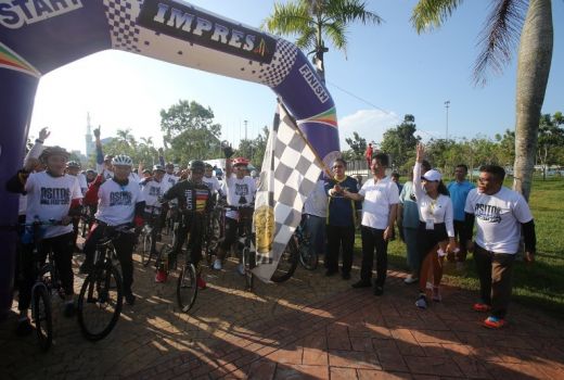 Ratusan Peserta Antusias Bersepeda dalam Asita Bike Fest 2022 - GenPI.co KEPRI