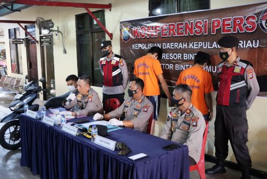 Polres Bintan Tangkap Pelaku Curanmor yang Beraksi di 10 Lokasi - GenPI.co KEPRI