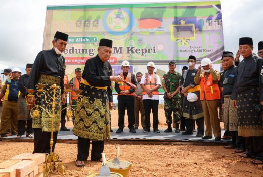 Gedung LAM Kepri Mulai Dibangun di Kawasan Gurindam 12 - GenPI.co KEPRI