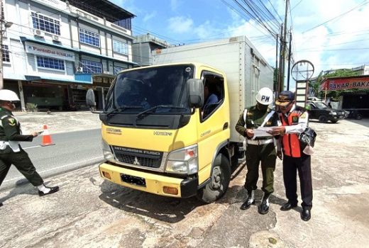 Puluhan Kendaran Terjaring Razia Kir di Tanjungpinang - GenPI.co KEPRI