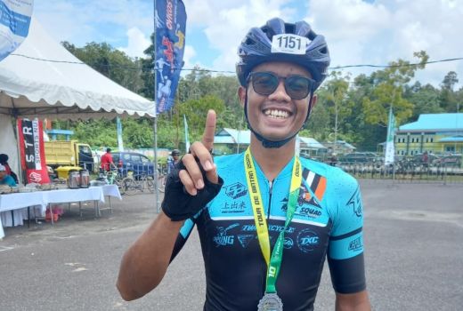 Briptu Almy Hanggara, Juara 1 Grand Fando Challenge Tour de Bintan - GenPI.co KEPRI