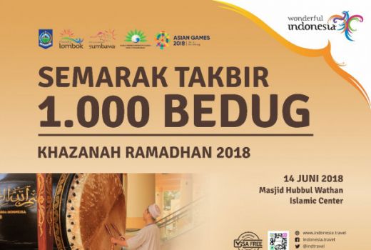 NTB Bertakbir, 1000 Bedug di Pulau 1000 Masjid - GenPI.co
