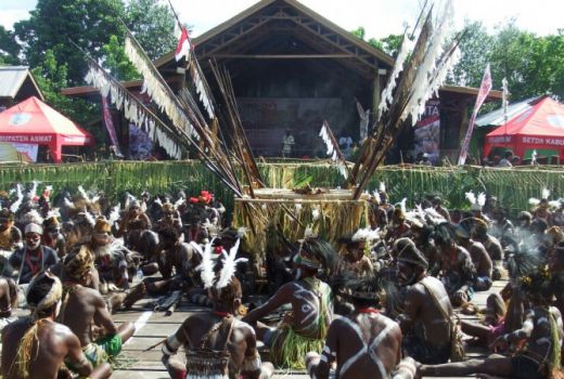 Kemeriahan Tersaji di Festival Budaya Asmat - GenPI.co