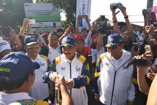 Di Sebak Sembung, Menpar Terima Api Asian Games 2018 - GenPI.co