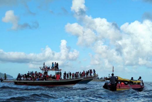 Lomba Arumbae Meriahkan Festival Teluk ambon 2018 - GenPI.co