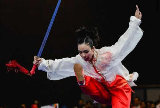 Raih Emas, Ratu Wushu Naik Dua Peringkat di Fans Games - GenPI.co