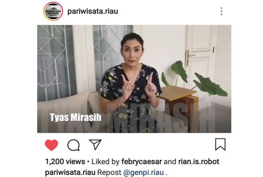 Tyas Mirasih Ajak Netizen Kunjungi Pasar Teluk Jering - GenPI.co