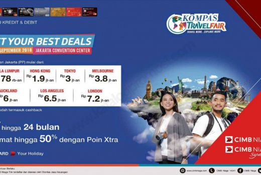 Yuk, Berburu Diskon Paket Liburan di Kompas Travel Fair 2018 - GenPI.co