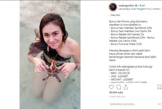 Pegang Bintang Laut di Labuan Bajo, Wulan Tuai Protes - GenPI.co
