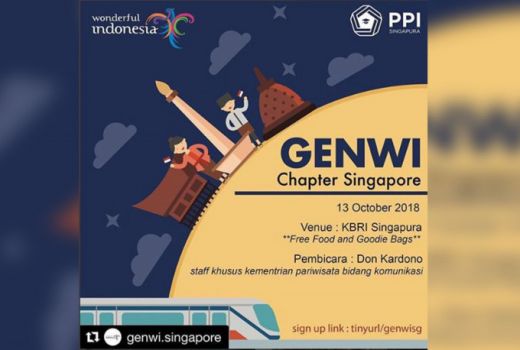 Mahasiwa dan Diaspora Singapura Diajak Promosikan Pariwisata - GenPI.co