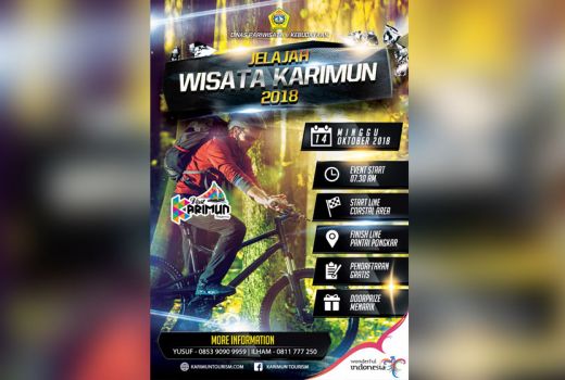 Banyak Pesepeda Asing di Jelajah Wisata Karimun 2018 - GenPI.co