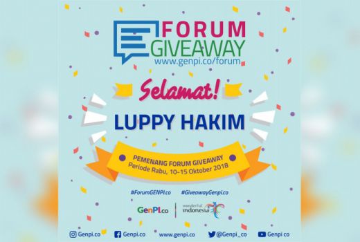 Ini Peraih Giveaway di Forum GenPI.co Edisi Perdana - GenPI.co